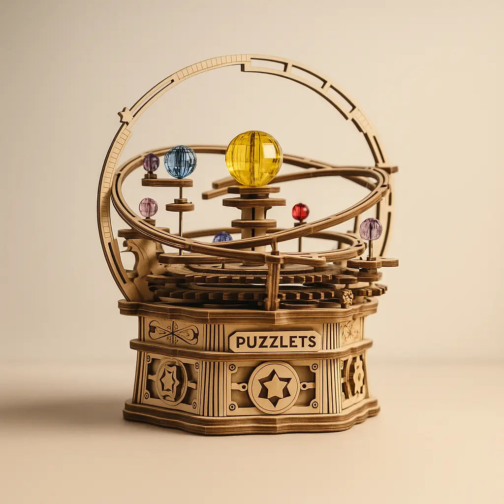 3D Starry Night Wooden Puzzle Music Box – Boost Problem-Solving & Enjoy a Beautiful, Rewarding Build Puzzlets