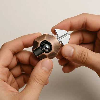 Metal IQ Lock Puzzle – Boost Problem-Solving Skills & Focus with This Premium Brain Game Gift Puzzlets