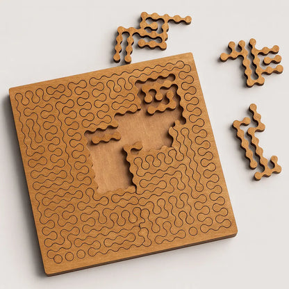 *Impossible* Wooden IQ Puzzle – A Mind-Boosting Challenge That Builds Focus, Logic & Patience Puzzlets