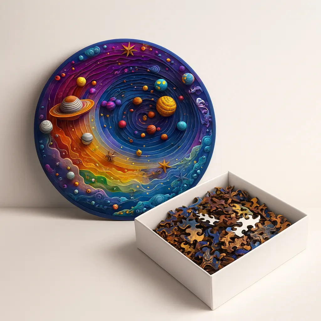 Cosmic Odyssey Wooden Puzzle – A Mind-Sharpening Space Challenge for Adults Seeking Focus & Creativity Puzzlets