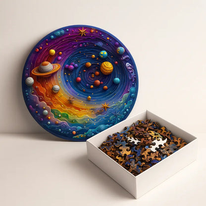 Cosmic Odyssey Wooden Puzzle – A Mind-Sharpening Space Challenge for Adults Seeking Focus & Creativity Puzzlets