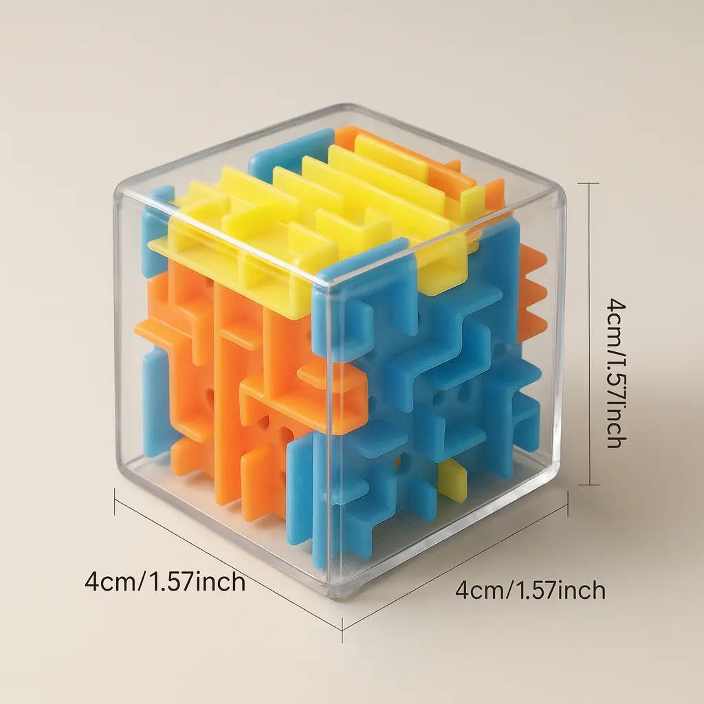 Mini 3D Maze Ball Cube – Boost Focus, Patience & Problem-Solving Skills Puzzlets