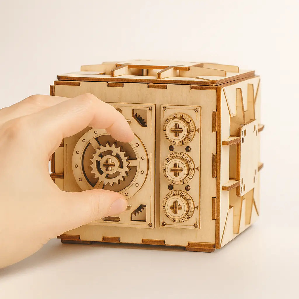 Locking Puzzle Box Brain Teaser for Adults & Kids – Build Focus, Patience, and Problem-Solving | Puzzlets™ Puzzlets