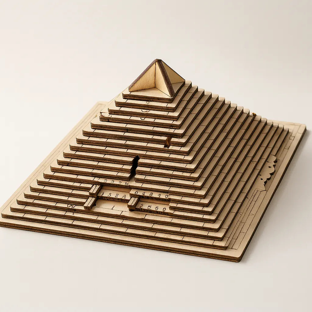 Pyramid Brain Teaser Box – Boost Focus, Curiosity & Problem-Solving with a Secret Compartment Puzzlets