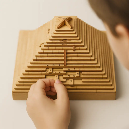 Pyramid Brain Teaser Box – Boost Focus, Curiosity & Problem-Solving with a Secret Compartment Puzzlets