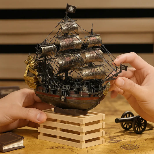 Queen Anne’s Revenge 3D Metal Puzzle — A Challenging Brain-Training Ship Model for Focus, Skill & Calm Puzzlets