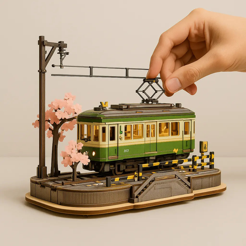 Sakura Journey 3D Wooden Puzzle – Build Focus, Creativity & Calm | Mindful Brain Game Puzzlets