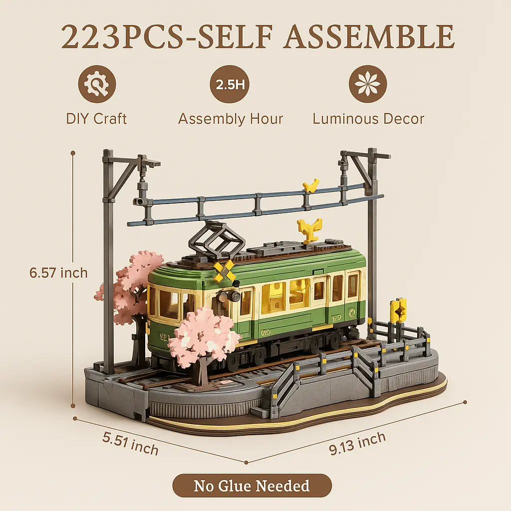 Sakura Journey 3D Wooden Puzzle – Build Focus, Creativity & Calm | Mindful Brain Game Puzzlets