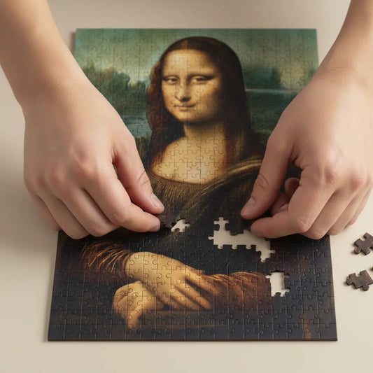 Mona Lisa 1000-Pc Puzzle – A Relaxing, Mind-Sharpening Art Challenge for Adults & Teens Puzzlets